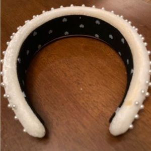 LELE SADOUGHI - White Pearl Padded Headband